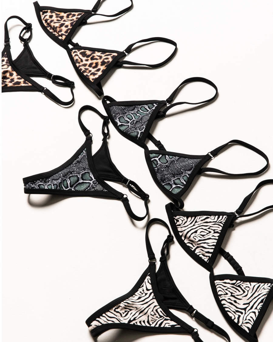 ADJUSTABLE ANIMALIA BIKINI - Leopard